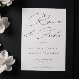 Reserva La Fecha Spanische Sprachskripthochzeit Save The Date