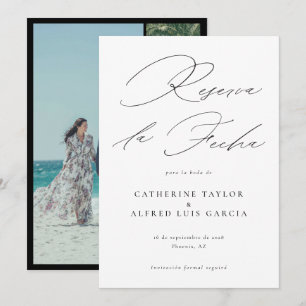 Reserva La Fecha Spanish Language Foto Wedding Save The Date