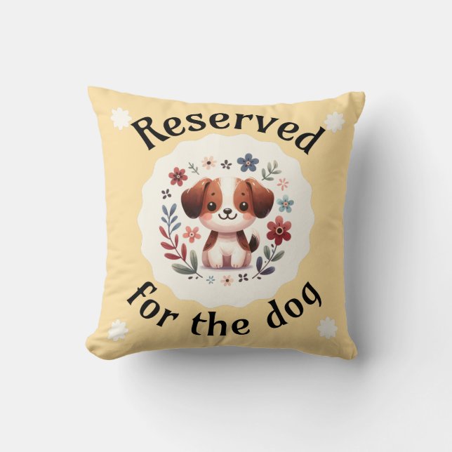 Réservé Au Coussin De Chien (Recto)