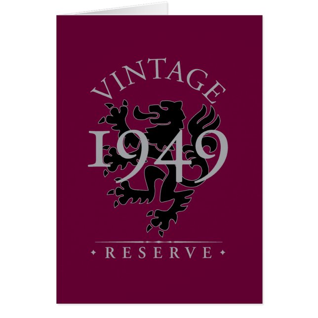 Réserve de Vintage 1949 (Devant)