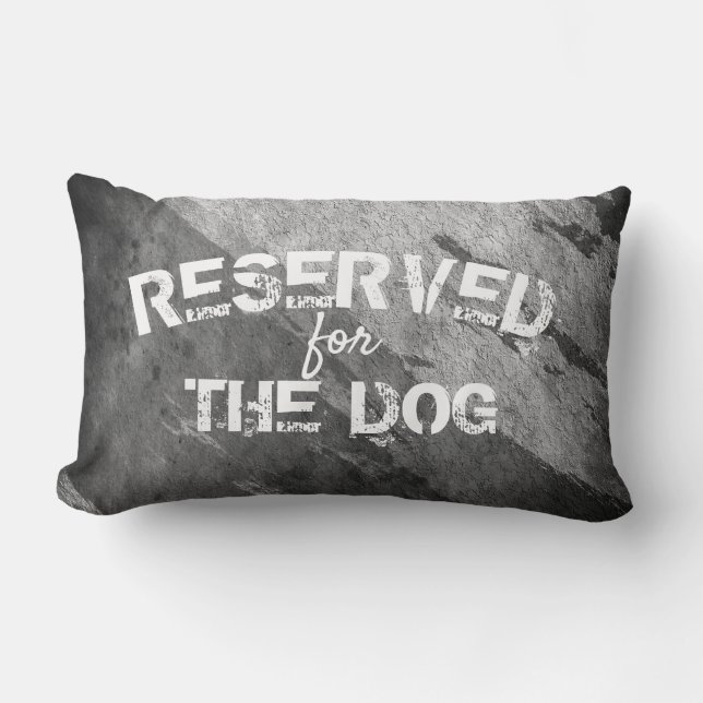 réservé pour la citation de chien coussin en gris  (Recto)