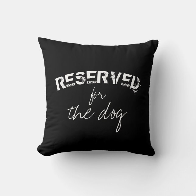 réservé pour la citation de chien coussin noir et  (Recto)