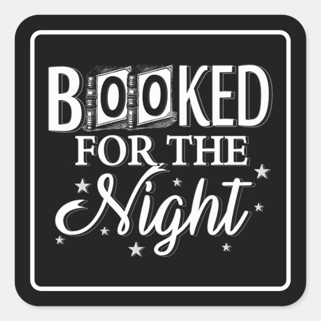 Réservé Pour Le Sticker Carré De Nuit (Devant)