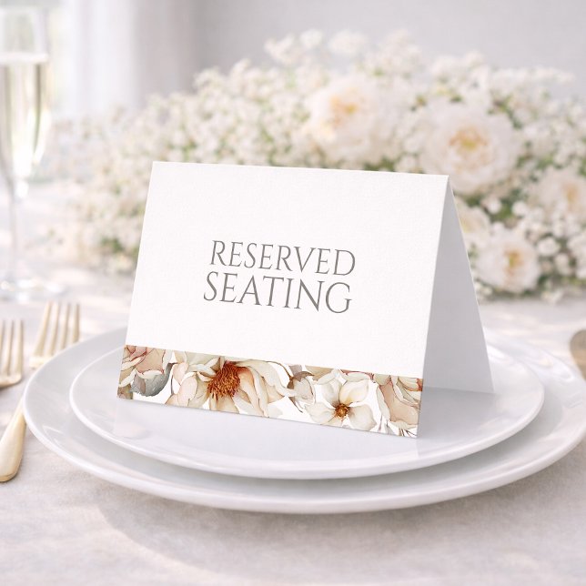 Reserved Seating Wedding Table Sign Einladung (Von Creator hochgeladen)