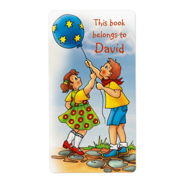 Réserver des Étiquettes avec enfants (Devant)