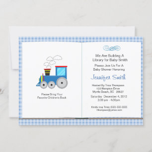 Réserver thème Baby shower Invitation