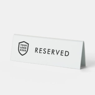Reserviert Reservierung für Business Logos im Re Tischaufsteller