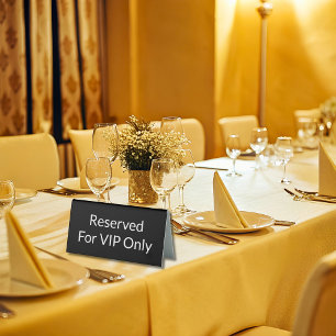 Reservierter VIP Tischaufsteller