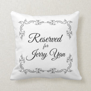 Reservierungen für Jerry Yan und seine Ehefrau Kissen