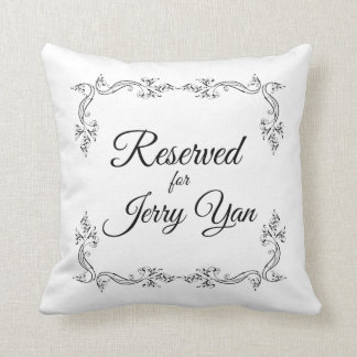 Reservierungen für Jerry Yan und seine Ehefrau Kissen