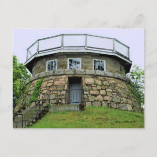 Réservoir sur la carte postale de Powder House Hil