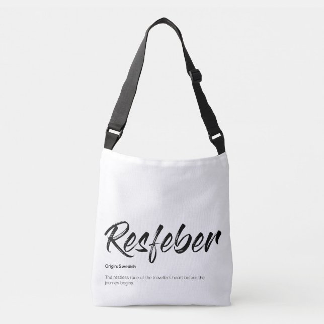 Resfeber - Tote Beutel (weiß) Tragetaschen Mit Langen Trägern (Vorderseite)