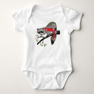 Resh Hebräer Aleph Wette(Alphabet) Raccoon-T - Baby Strampler