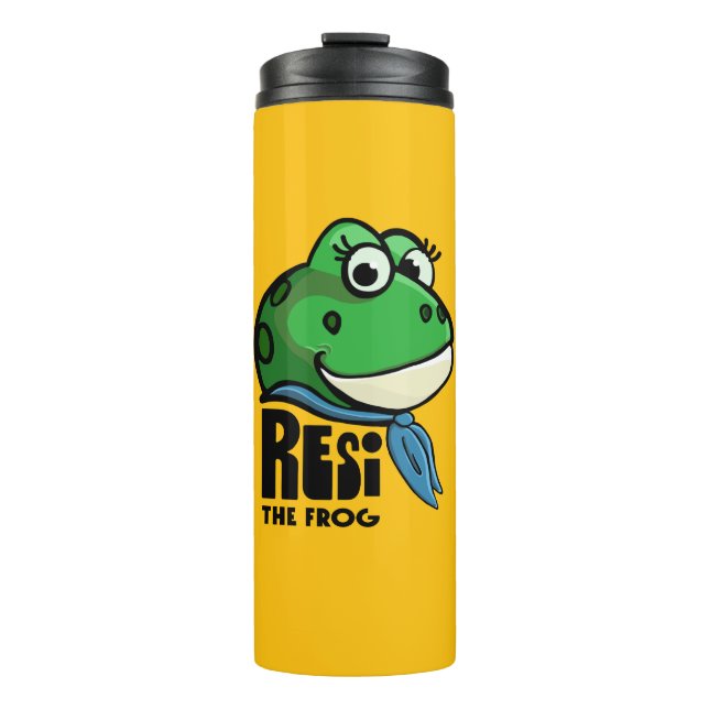 Resi Der Frosch Thermosbecher (Vorderseite)