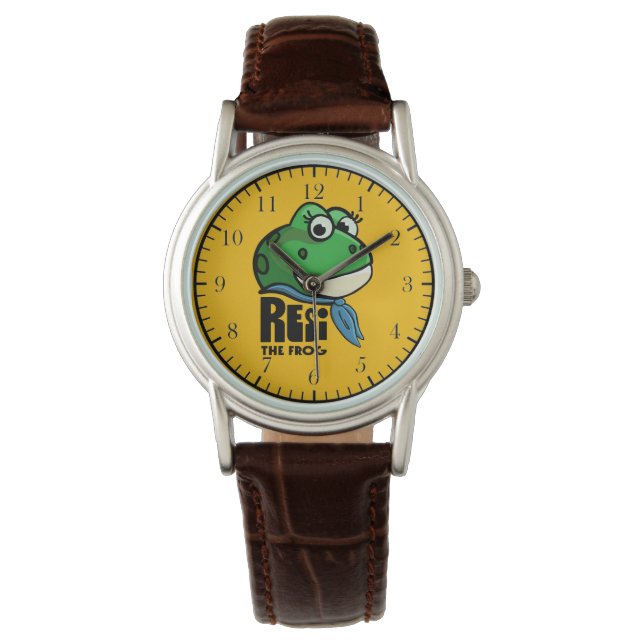 Resi the Frog Armbanduhr (Vorderseite)
