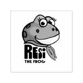 Resi the Frog Permastempel