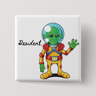Resident Alien Button