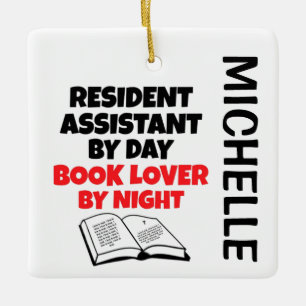 Resident Assistant Lieben lesen CUSTOM Keramikornament
