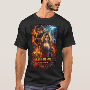 Resident Dark Evil Funny Requiem Art 27 Basic Da T-Shirt