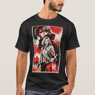Resident Dark Evil Funny Requiem Art 57 Basic Da T-Shirt