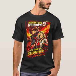 Resident Dark Evil Funny Requiem Art 83   Basic Da T-Shirt