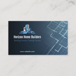 Residential Construction | Darkblue Drafter Visitenkarte