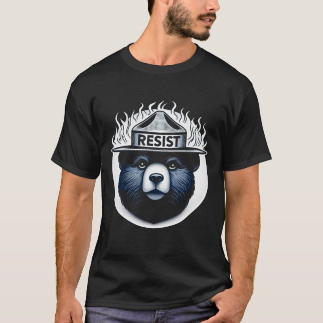 Residenz des Bear National Park Service Protect Pa T-Shirt (Vorderseite)