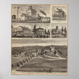 Residenz in Hutchinson, Minnesota Poster