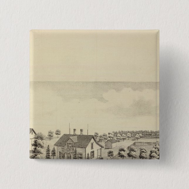 Residenz Isreal Cox, Ward Township Button (Vorderseite)