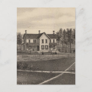 Residenz Leonard, Quenemo, Kansas Postkarte