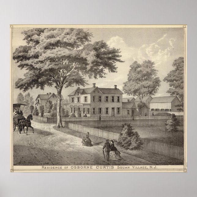 Residenz Osborne Curtis, Squan Village, NJ Poster (Vorne)