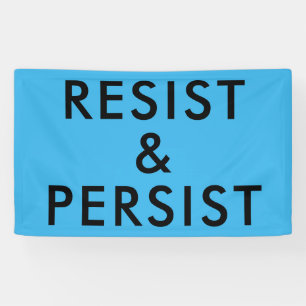 Residenz & Persistischer politischer Protest Brigh Banner