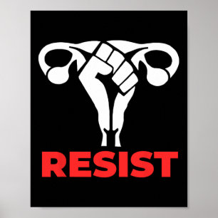 Residenz Pro-choice Frauenrechte Uterus Poster