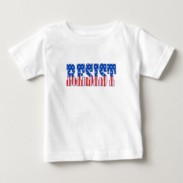 Residenz| Sterne und Streifen Baby T-shirt (Vorderseite)