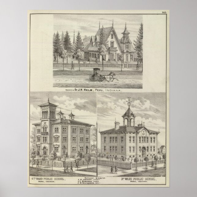Residenz von Dr. JH Helm, Peru Poster (Vorne)