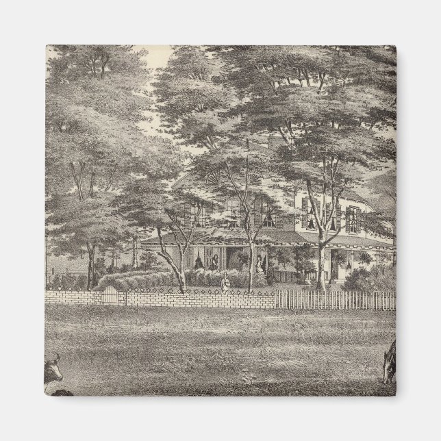 Residenz von Dr. Robert Laird, Squan, NJ Magnet (Vorne)