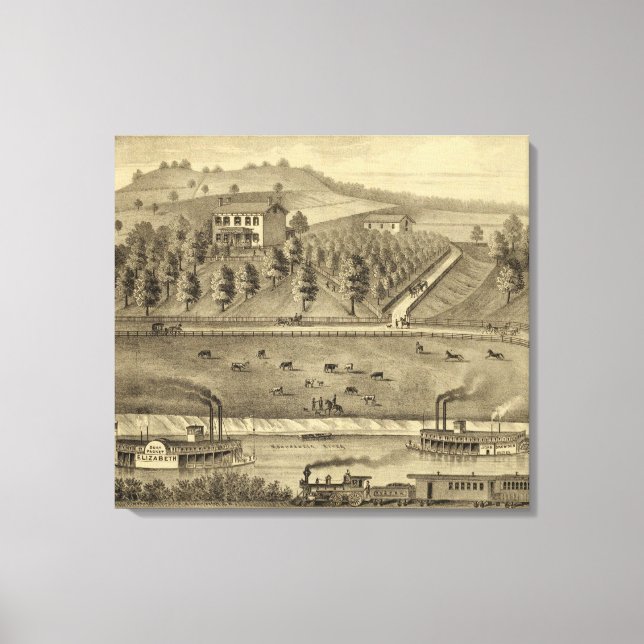 Residenz William Schrader Leinwanddruck (Vorderseite)