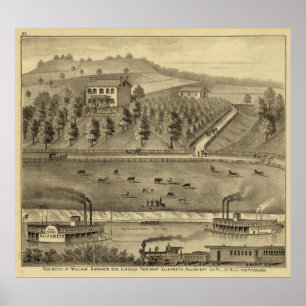 Residenz William Schrader Poster