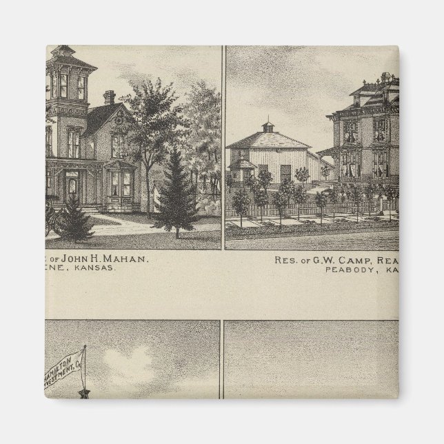 Residenzen, Abilene, Kansas Magnet (Vorne)