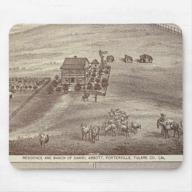 Residenzen in Porterville, Geschäft Mousepad (Vorne)