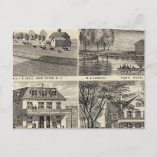Residenzen in West Creek, Oceanport, NJ Postkarte