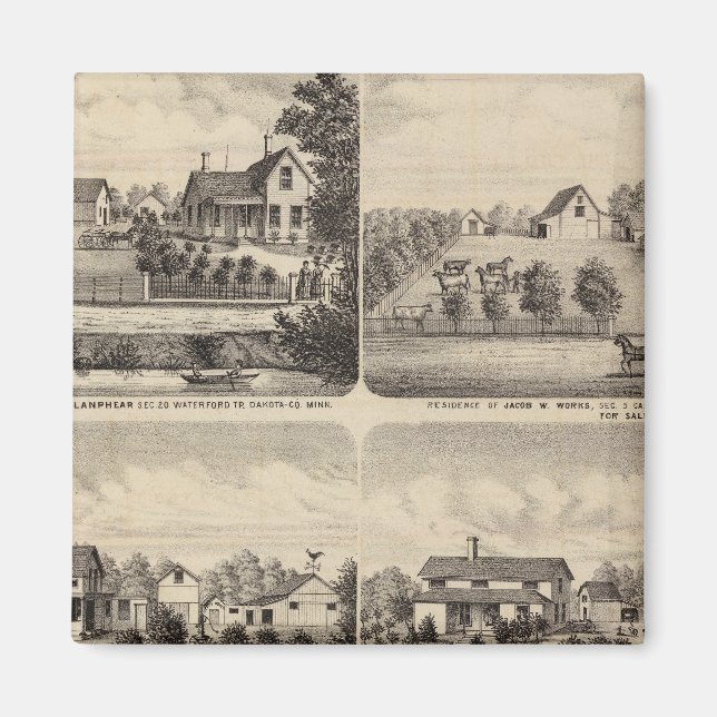 Residenzen, Minnesota 2 Magnet (Vorne)