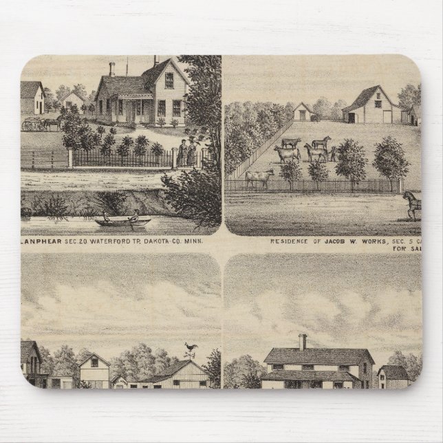 Residenzen, Minnesota 2 Mousepad (Vorne)