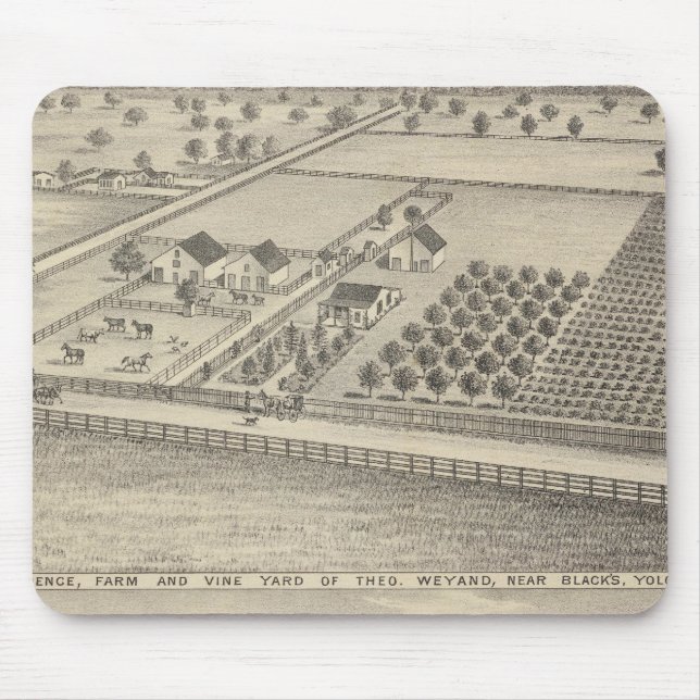 Residenzen, Schwarzer Bahnhof Mousepad (Vorne)