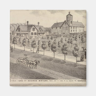 Residenzen und Bauernhof, Minnesota Magnet