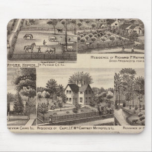 Residenzen und Bauernhöfe in Edgar, Hardin, Massa Mousepad