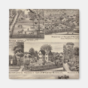 Residenzen und Bauernhöfe in Edgar, Hardin, Massac Magnet