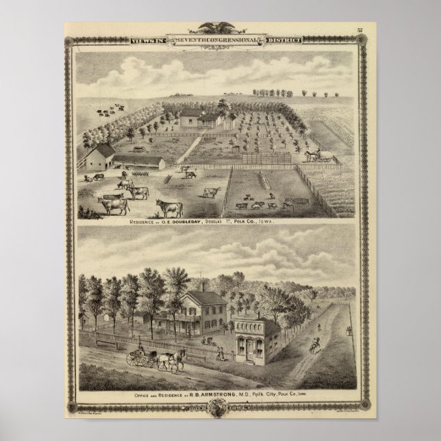 Residenzen und Büro, Douglas Tp Poster (Vorne)