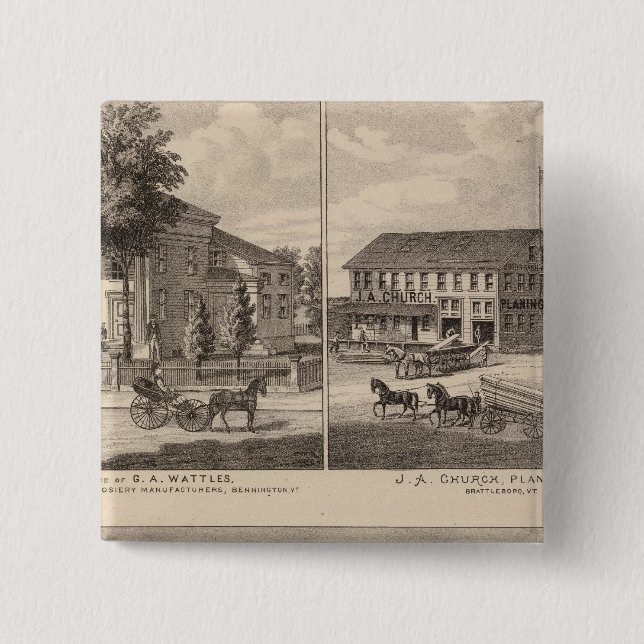 Residenzen und Fabrik in Bennington Button (Vorderseite)