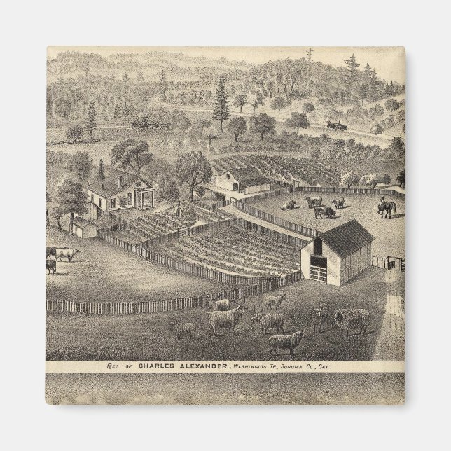 Residenzen von Charles Alexander Magnet (Vorne)